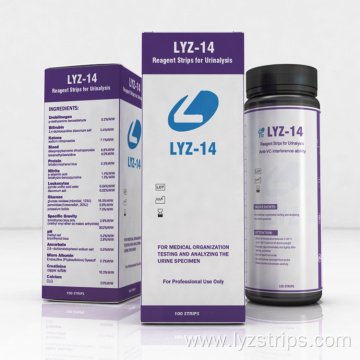 creatine reagent strips for urinalysis 14 parameters